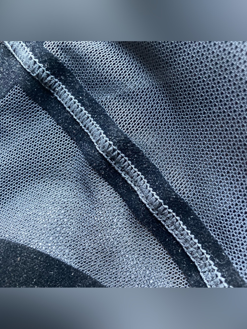 EBY Sheer Mesh Unlined Full Coverage Velvet Detail Bra Bralette - Picture 8 of 8